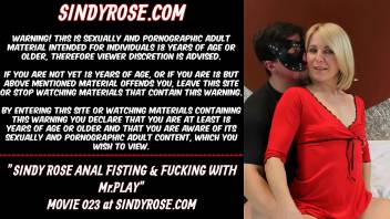 Sindy Rose Anal fisting & fucking with MrPlay